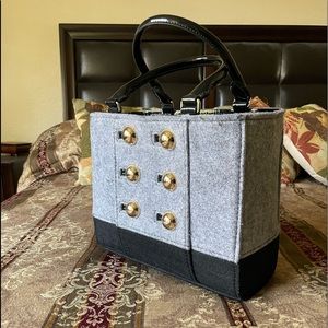 RARE!🌹Kate Spade🌹Lene Beantown Felt Satchel/Tote. GORGEOUS & PRISTINE.